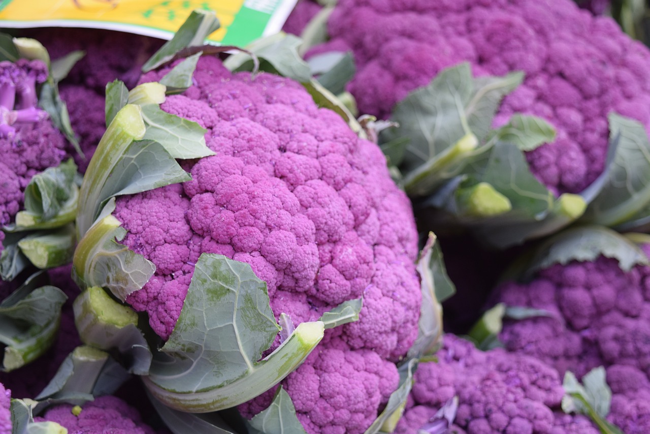 Cavolfiore dal colore viola