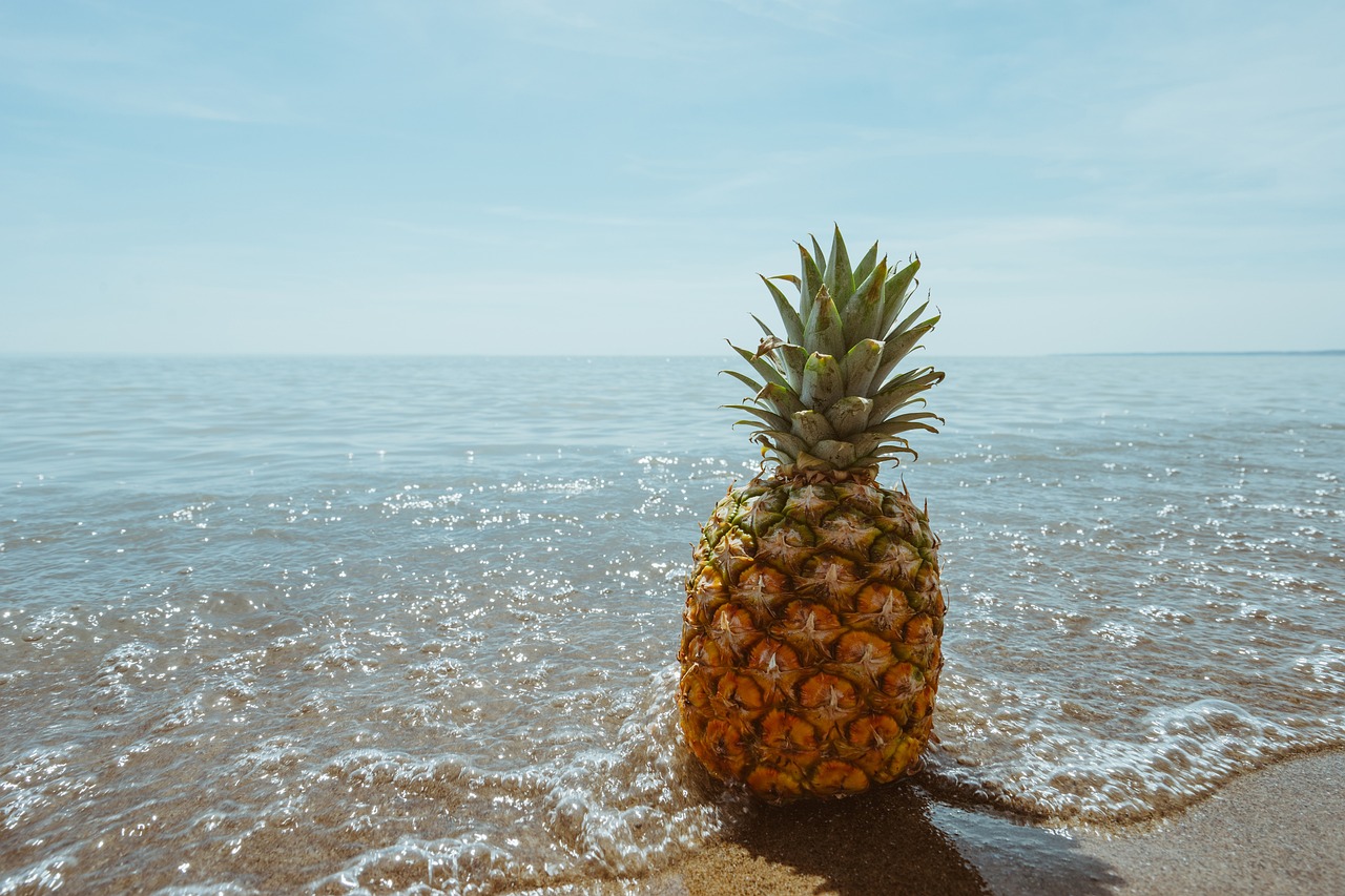 Ananasì in spiaggia