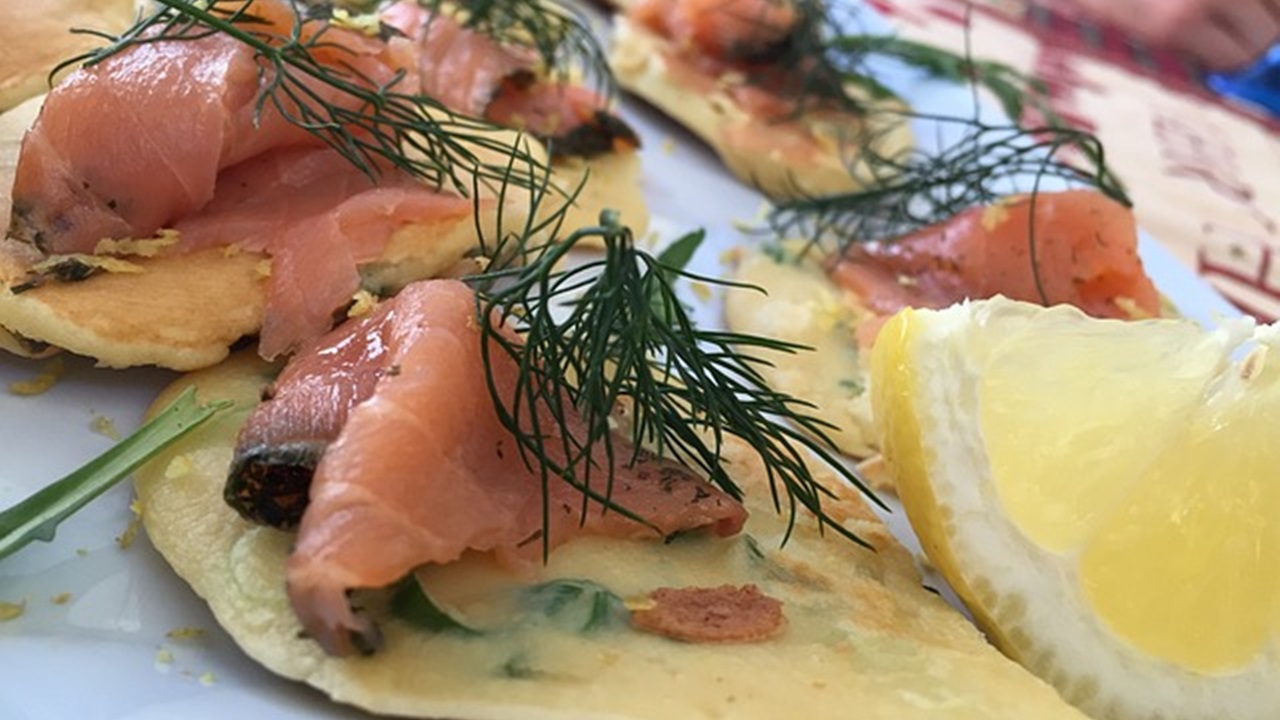 crepes al salmone