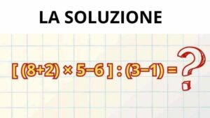 Scopri se sei un genio, risolvi il test dell’espressione e poi controlla la soluzione corretta