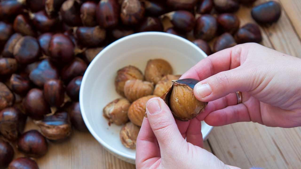 bucce castagne