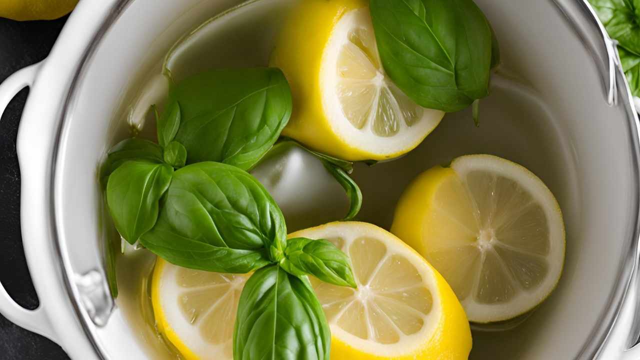 decotto basilico e limone