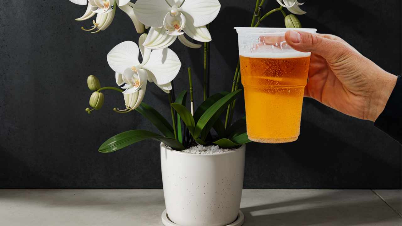 cura orchidee trucco birra